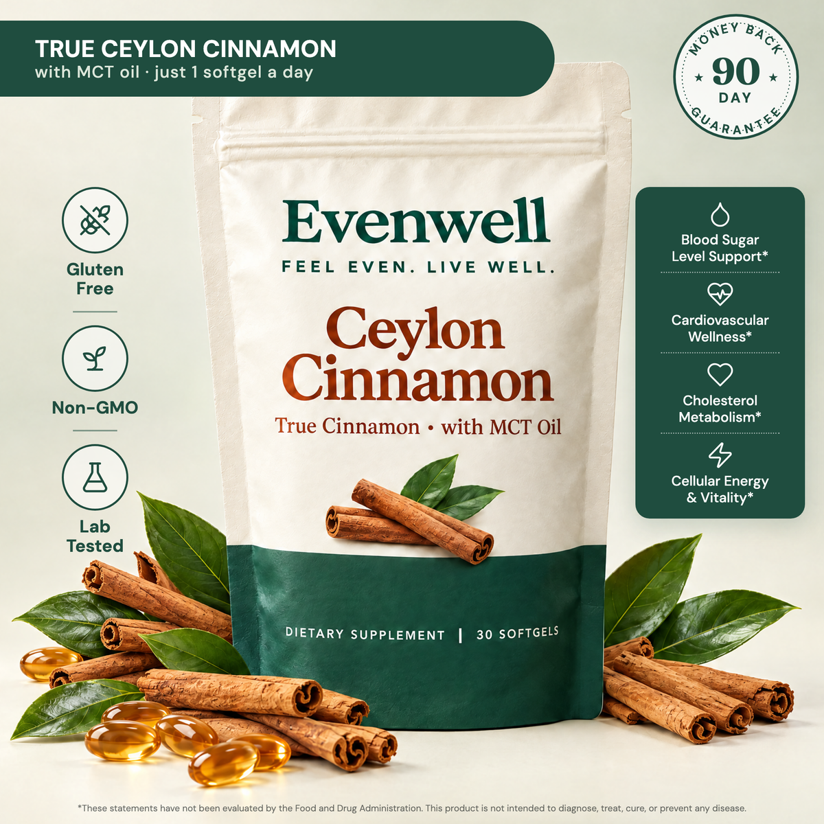 Evenwell True Ceylon Cinnamon