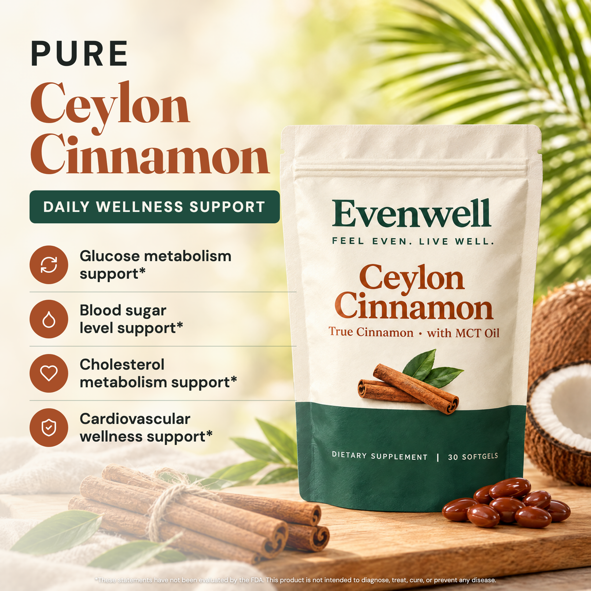 Evenwell True Ceylon Cinnamon